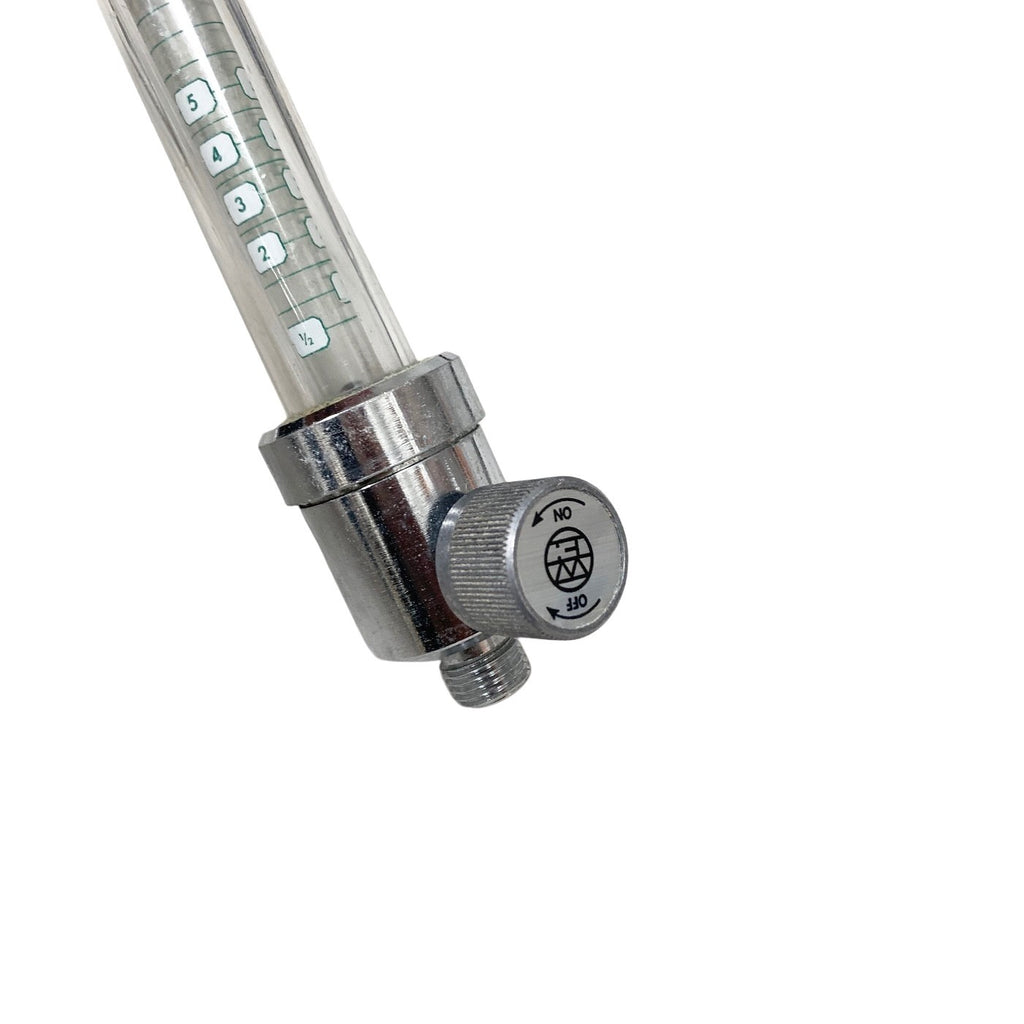 Western Enterprises Slim-Line Oxygen Flowmeter 0-15 LPM Medical Thorpe Tube O2