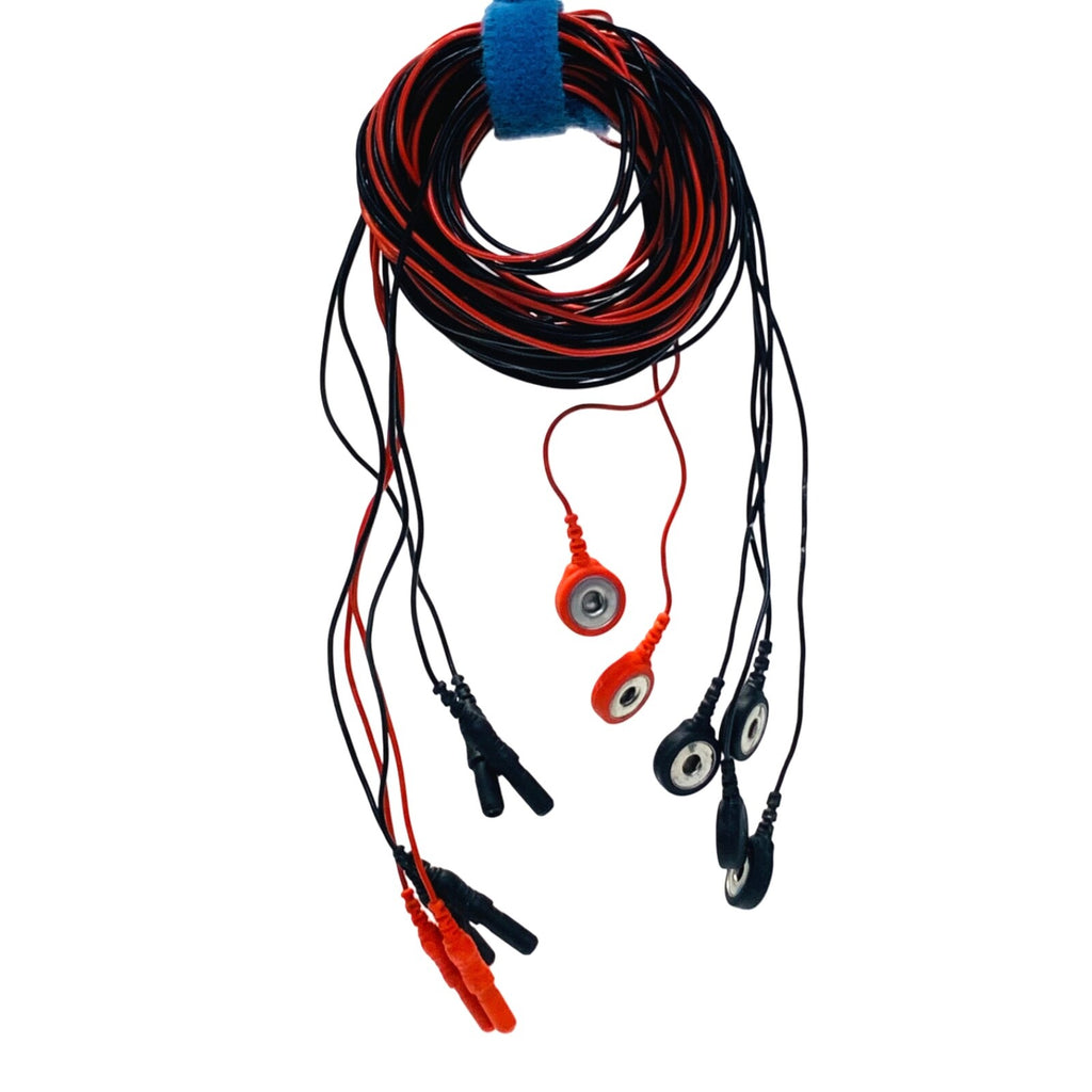 SleepSense Inductive Interface Cable Bundle (3-Pack) - Red & Black