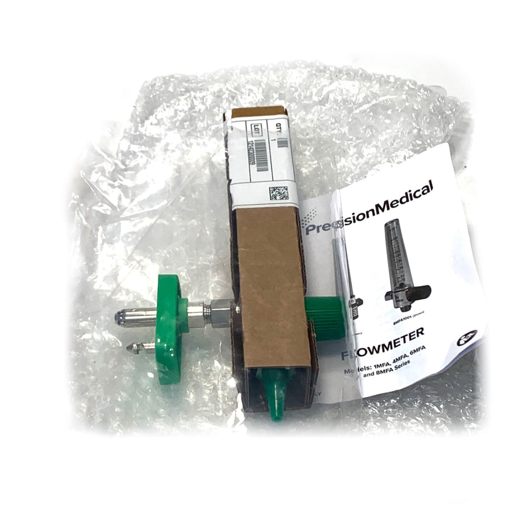 Precision Medical REF 1MFA3006EG, O2 Flowmeter Chemetron Green