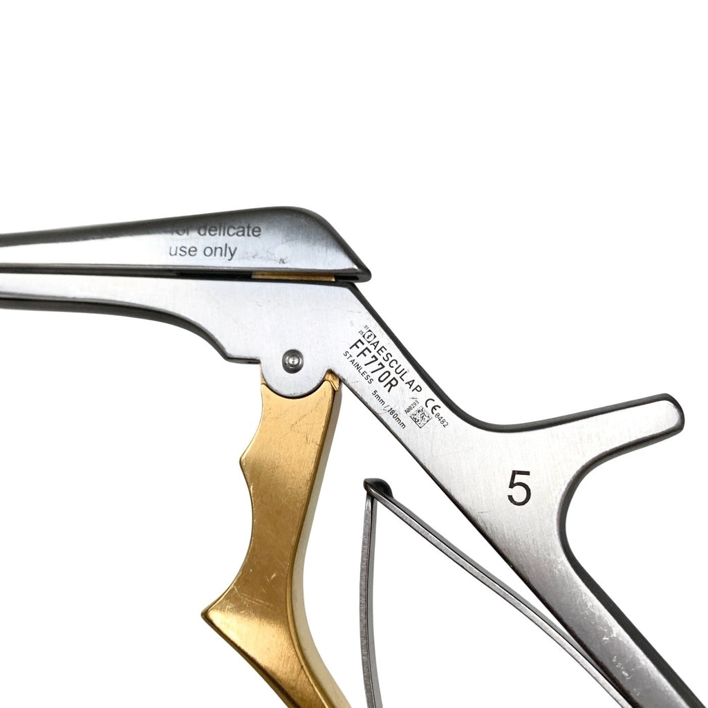 Aesculap Ref FF770R, Kerrison Rongeur 5mm 180mm Spine Neuro Surgical Instrument