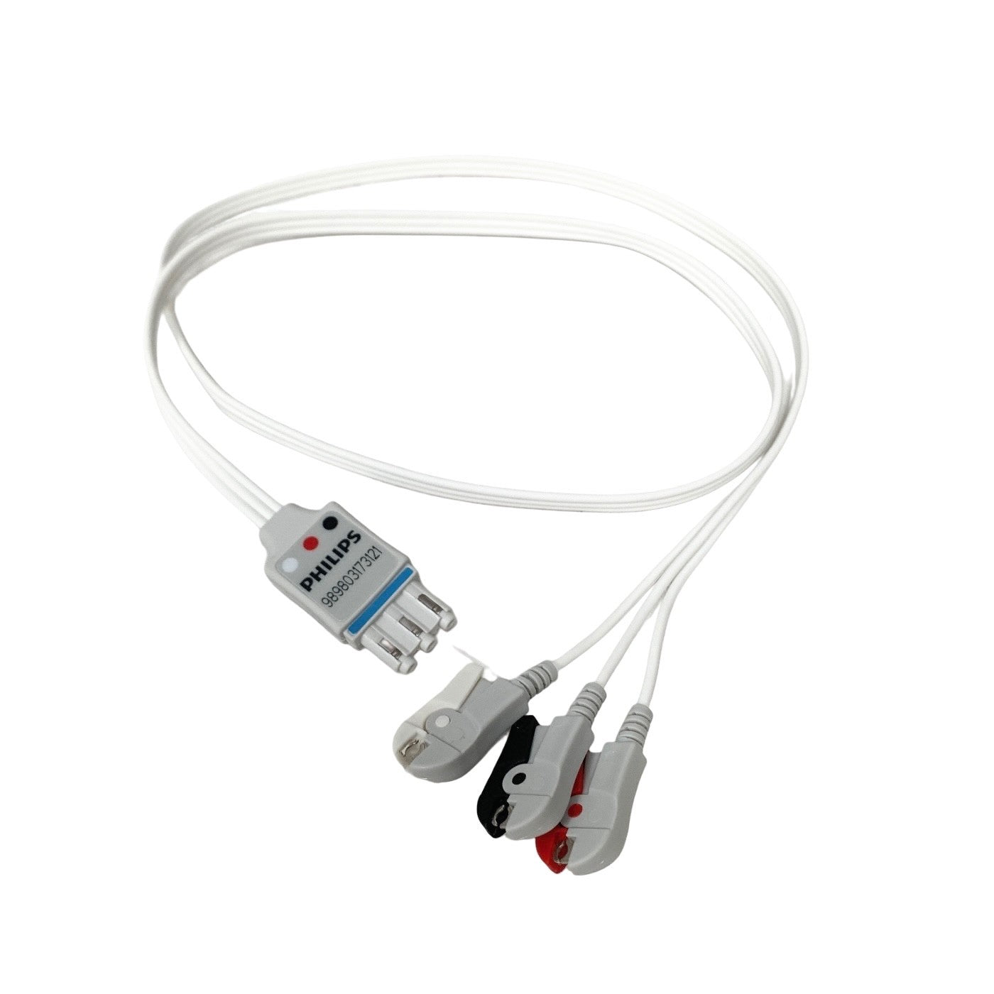 PHILIPS REF 989803173121, 3- Lead Set, Disposable, Bedside, AAMI, Single Patient