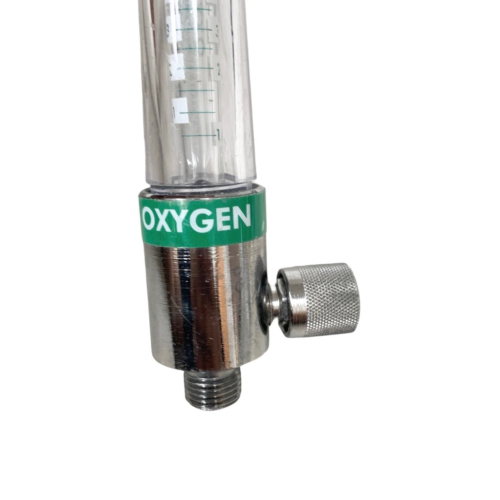 Western Medica 0-15 LPM Oxygen Flowmeter 1/8" NPT Medical Gas Flow Meter O2 Unit