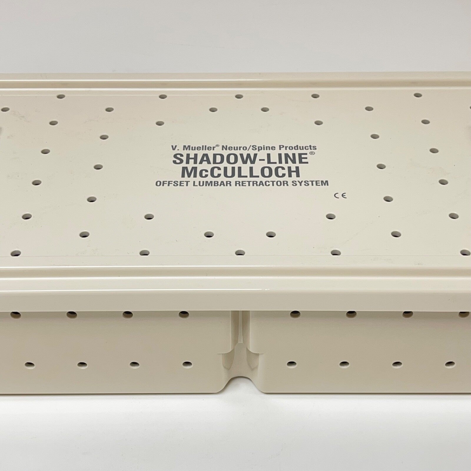 V. Mueller SHADOW-LINE McCULLOCH OFFSET LUMBAR RETRACTOR SYS INSTRUMENT'S CASE