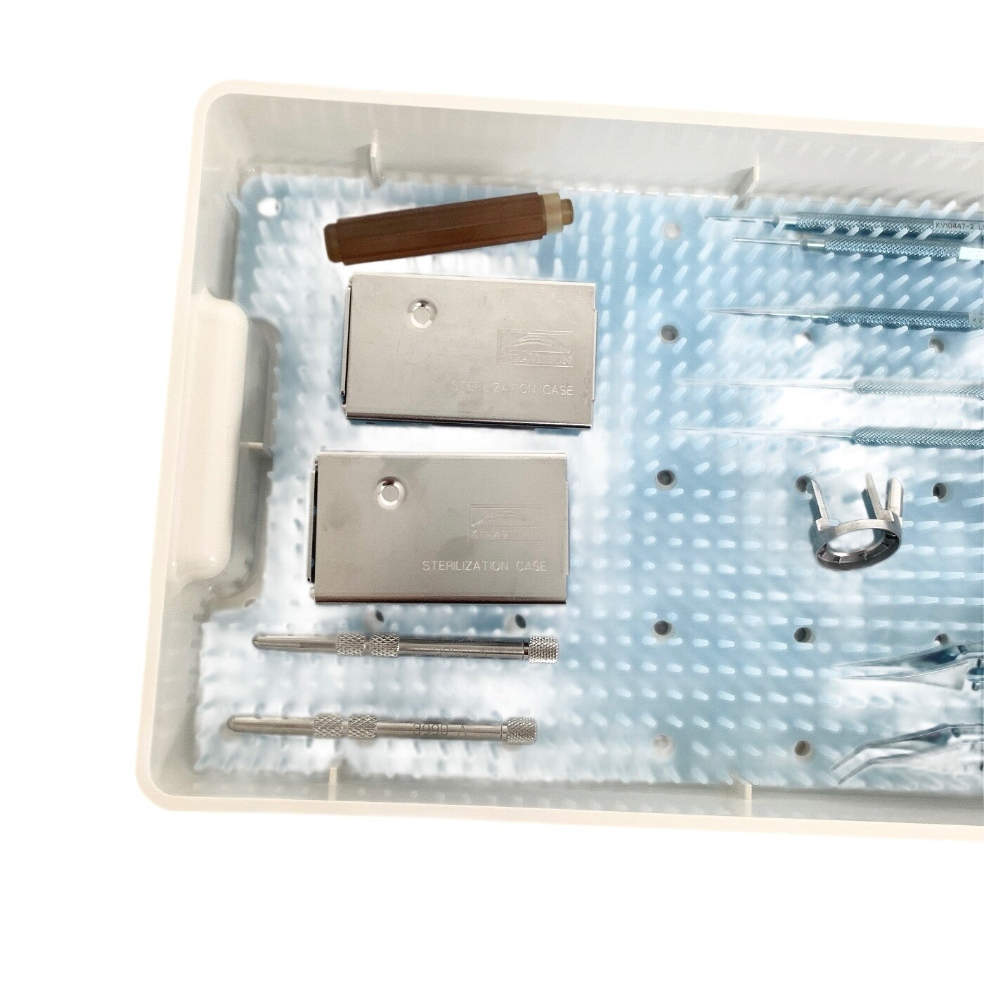 KERAVISION MICRO SURGERY OPTHALMIC INSTRUMENT LOT OF 12 W/ CASE
