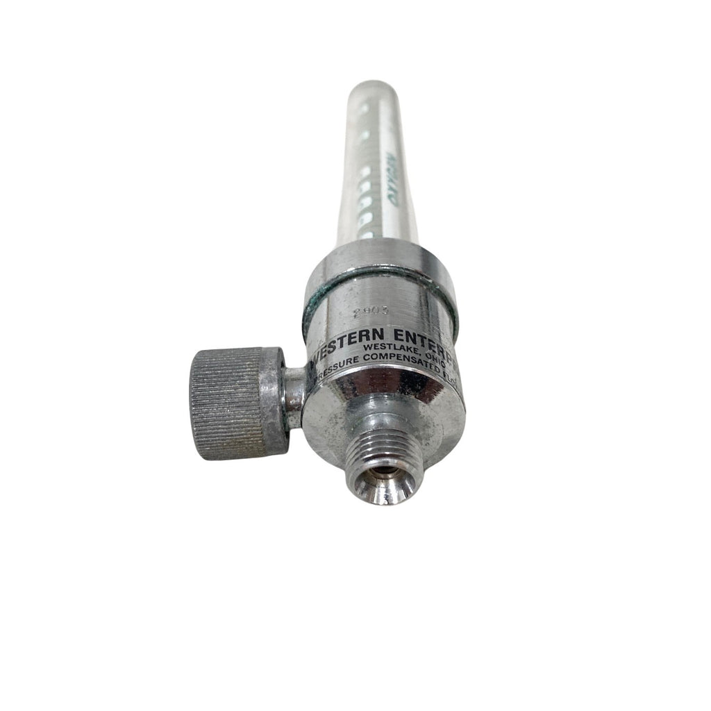 Western Enterprises Slim-Line Oxygen Flowmeter 0-15 LPM Medical Thorpe Tube O2