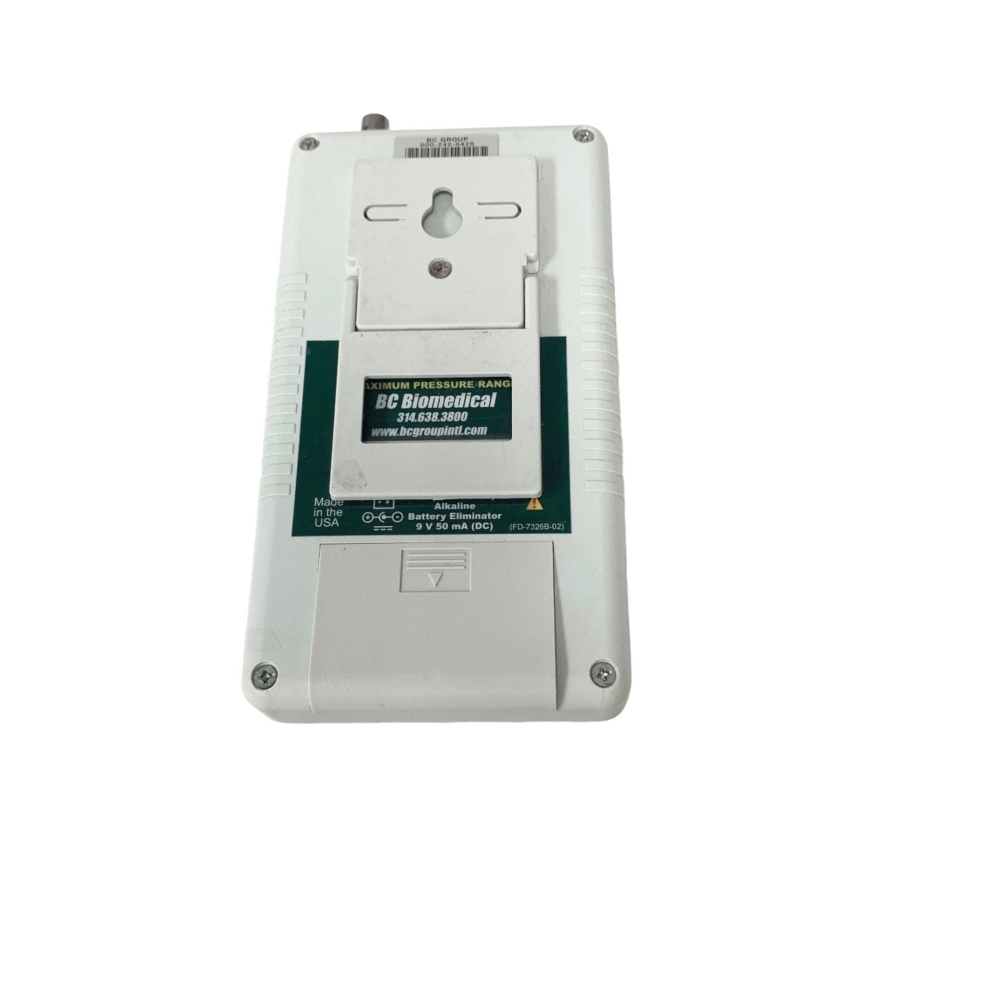 BC Biomedical DPM-2001 PLUS Digital Pressure Meter Gauge - Gas & Liquid PSI mmHg
