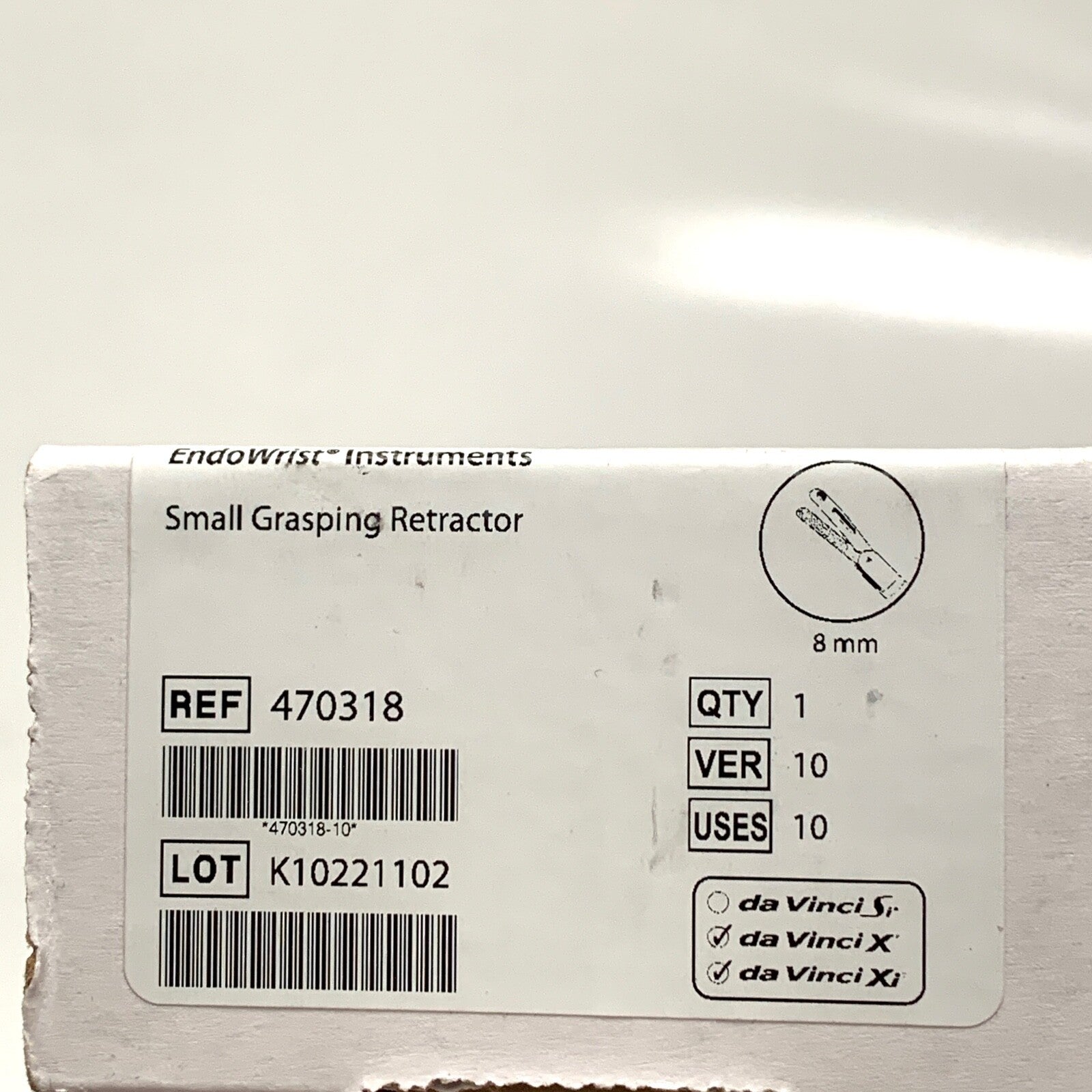 Intuitive Surgical Da Vinci Xi REF 470318, Small Grasping Retractor