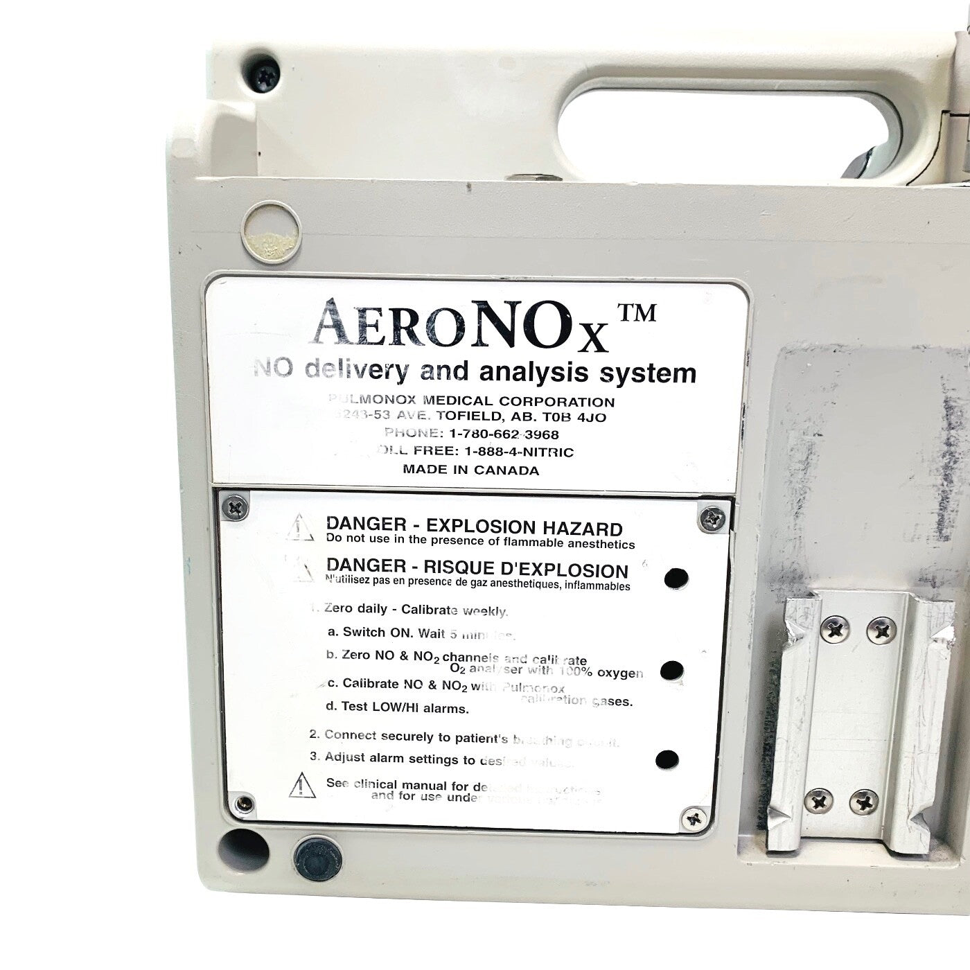 PULMONOX REF AeroNOx NO Delivery and Analysis System