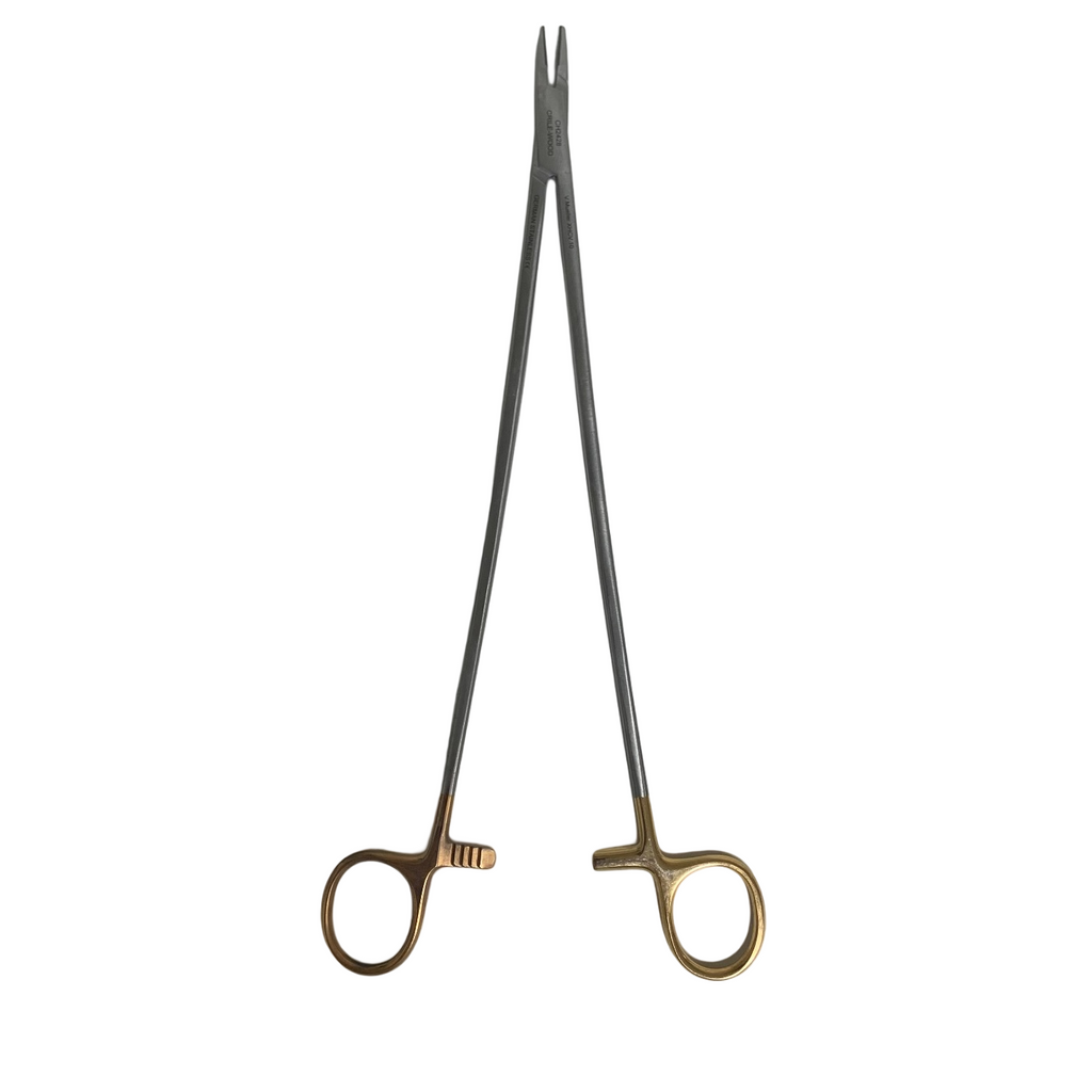 V. Mueller CH2428 Vital Crile-Wood Needle Holder, Straight, 11-3/4"