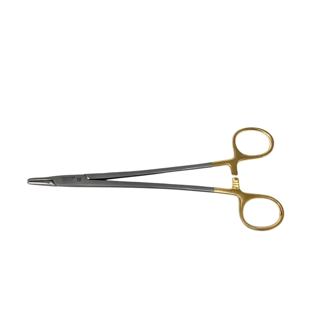 Aesculap BM067US Hegar Needle Holder 7" Tungsten Carbide Gold Handle German Stee