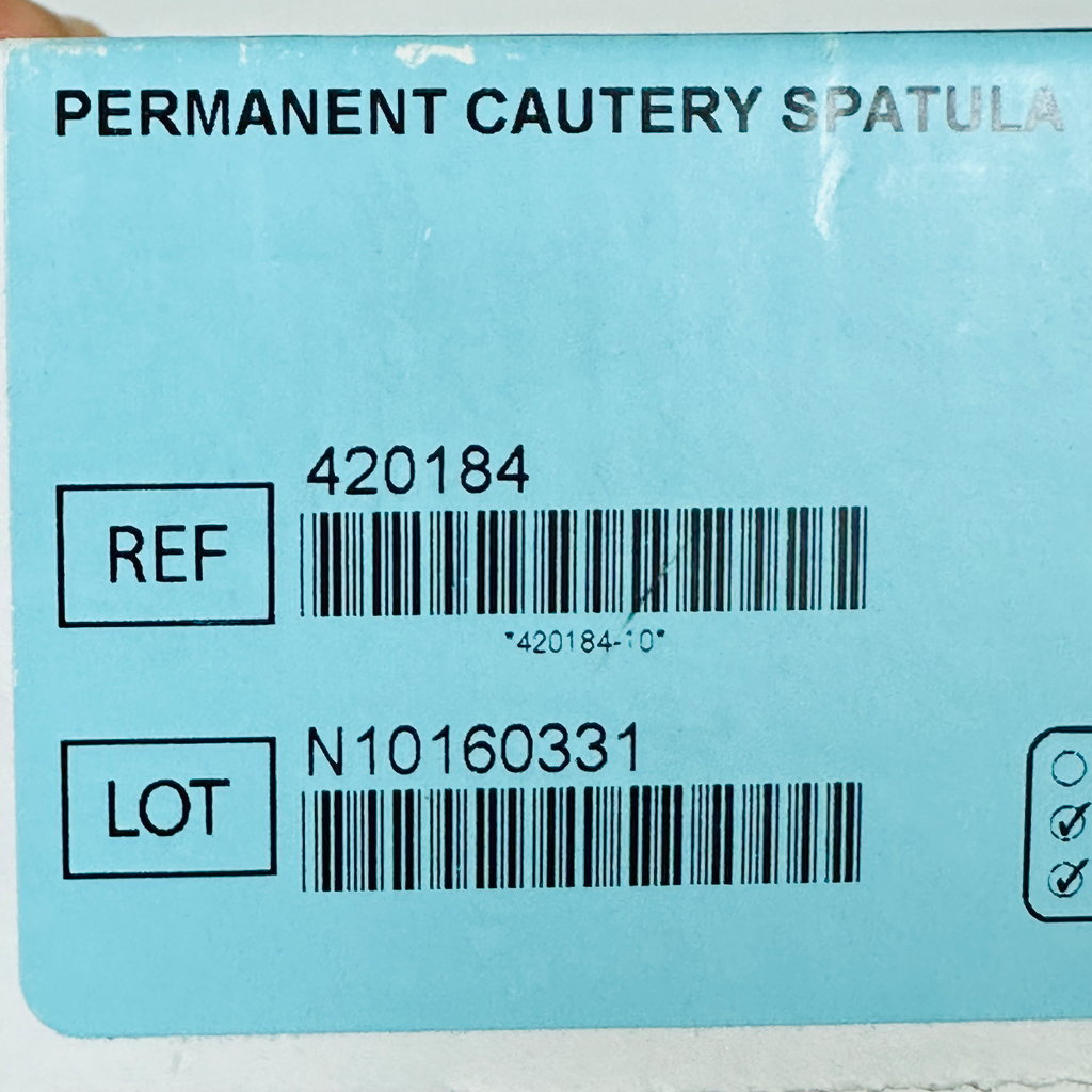 Intuitive Surgical 420184 Da Vinci PERMANENT CAUTERY SPATULA 8mm (New)