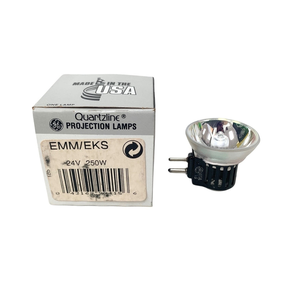 GE EMM/EKS 24V 250W Quartzline Multi-Mirror Projection Lamp Bulb - NEW