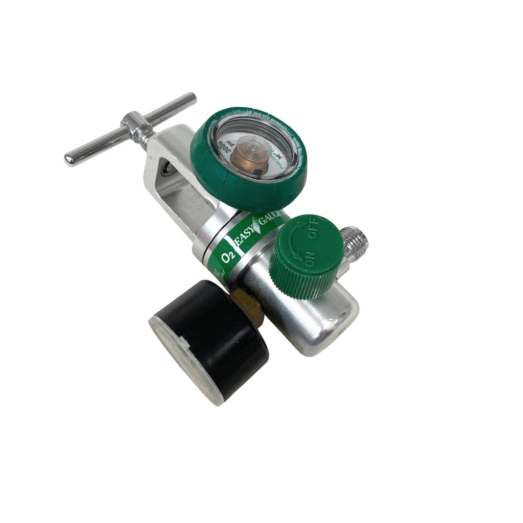Precision Medical EasyGauge Oxygen Regulator REF 168715G,  0-15 LPM Yoke CGA-870