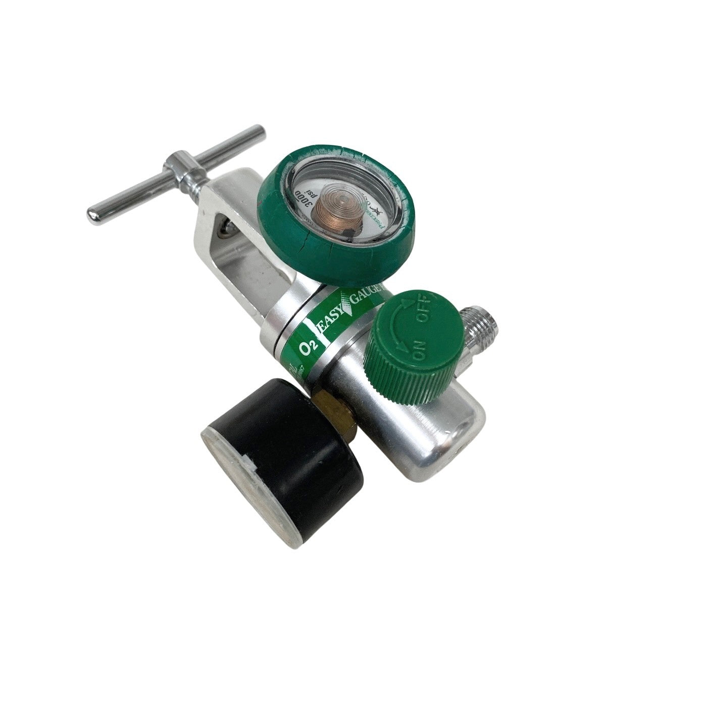 Precision Medical EasyGauge Oxygen Regulator REF 168715G,  0-15 LPM Yoke CGA-870
