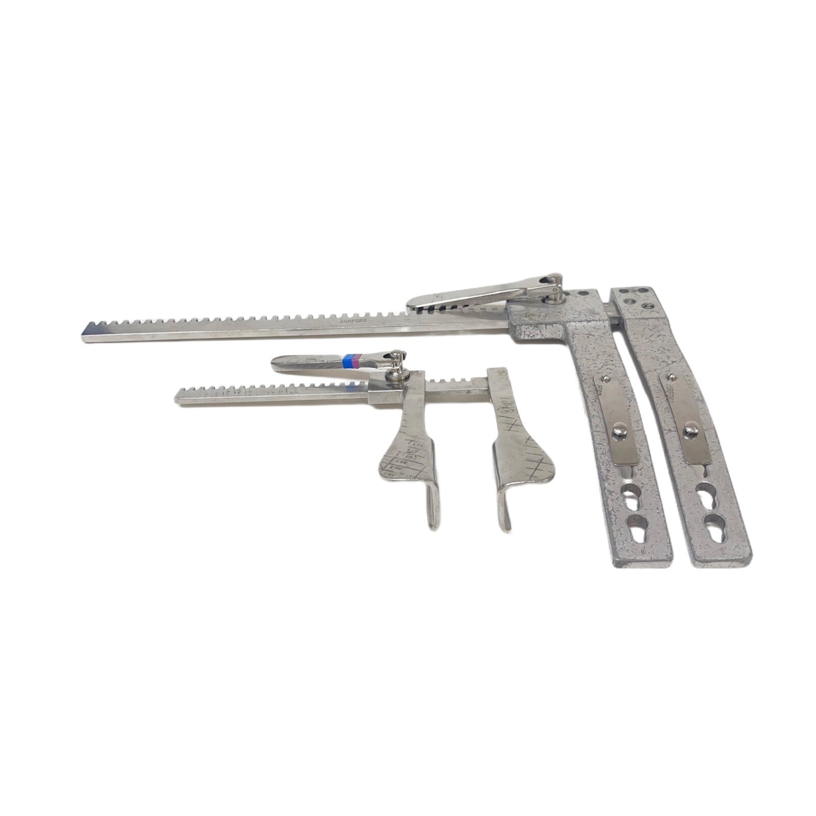 Finochietto Rib Retractors & Spreader Self-Retaining W/ Rack As Is