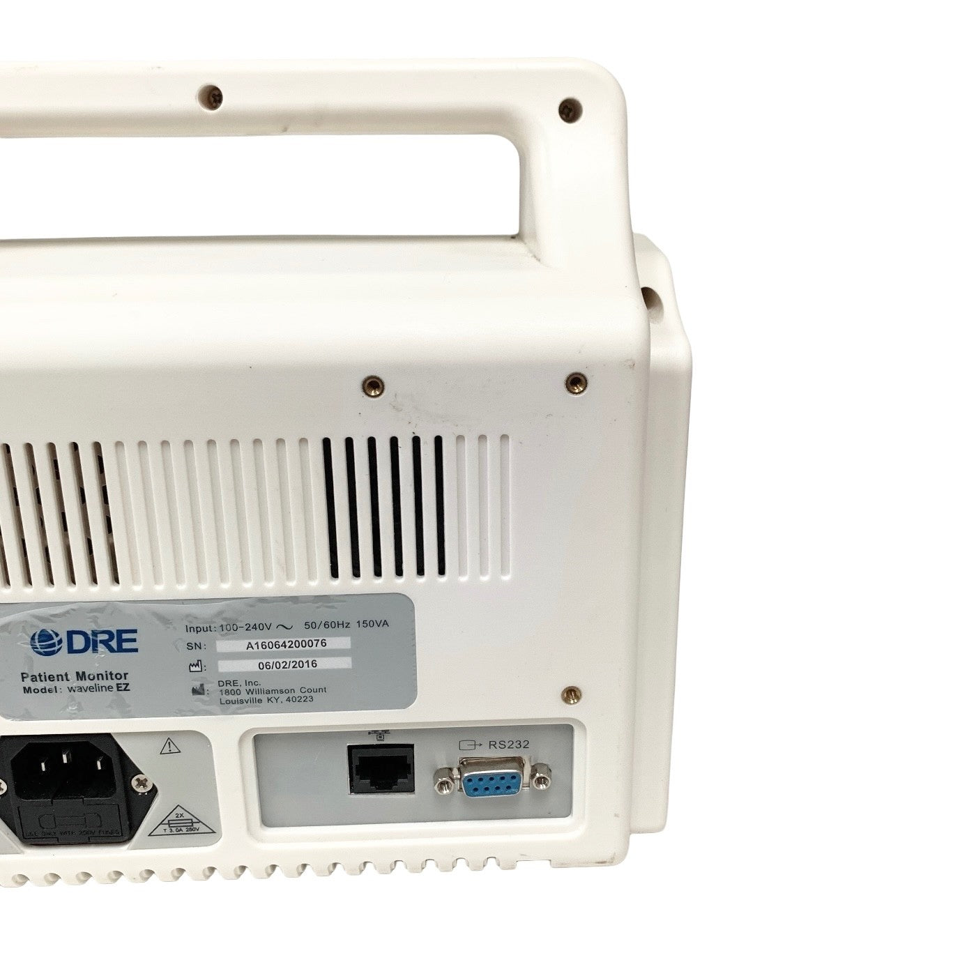 DRE Waveline EZ Patient Monitor - For Parts or Repair - Edan iM60 Portable Unit