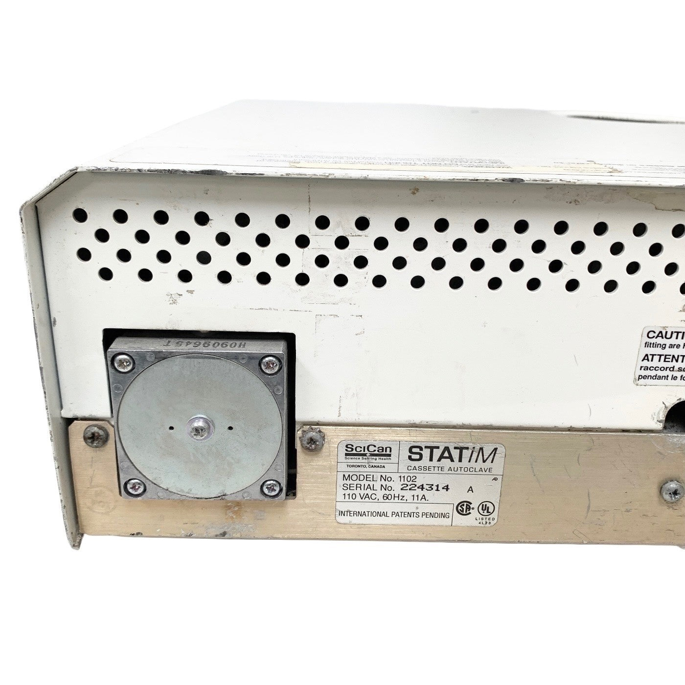 STATIM MODEL 1102, Cassette Autoclave Steam Sterilizer