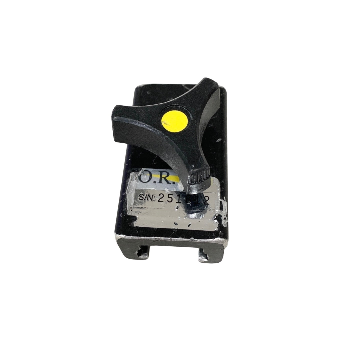 OR Medical S/N 251612 Operating Table Rail Clamp Accessory Socket Tri-Star Knob