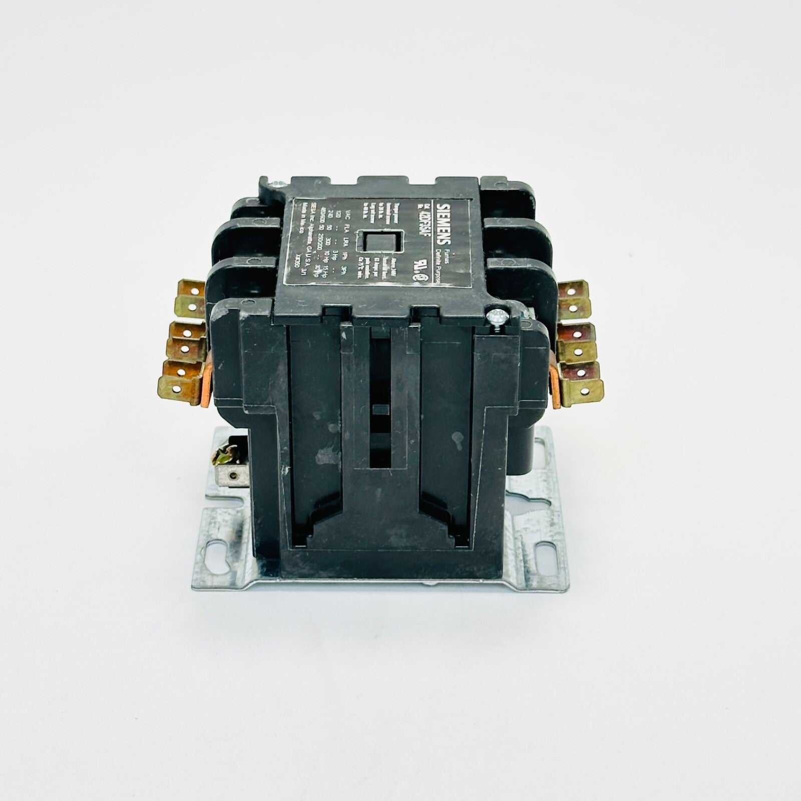 Siemens 42DF35AF Definite Purpose Contactor, 3-Pole, 50A, 110-120VAC Coil