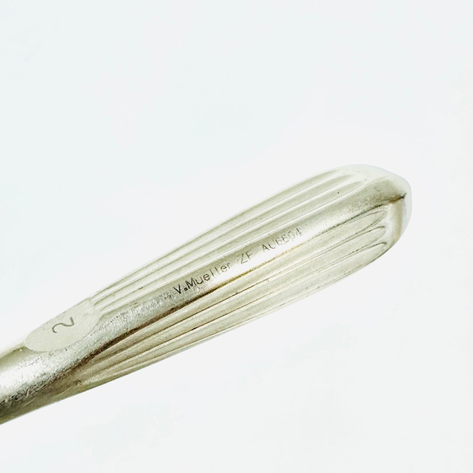 V. Mueller AU6604 Spratt Mastoid Curette Size 2,  6-1/2 Inch Instrument