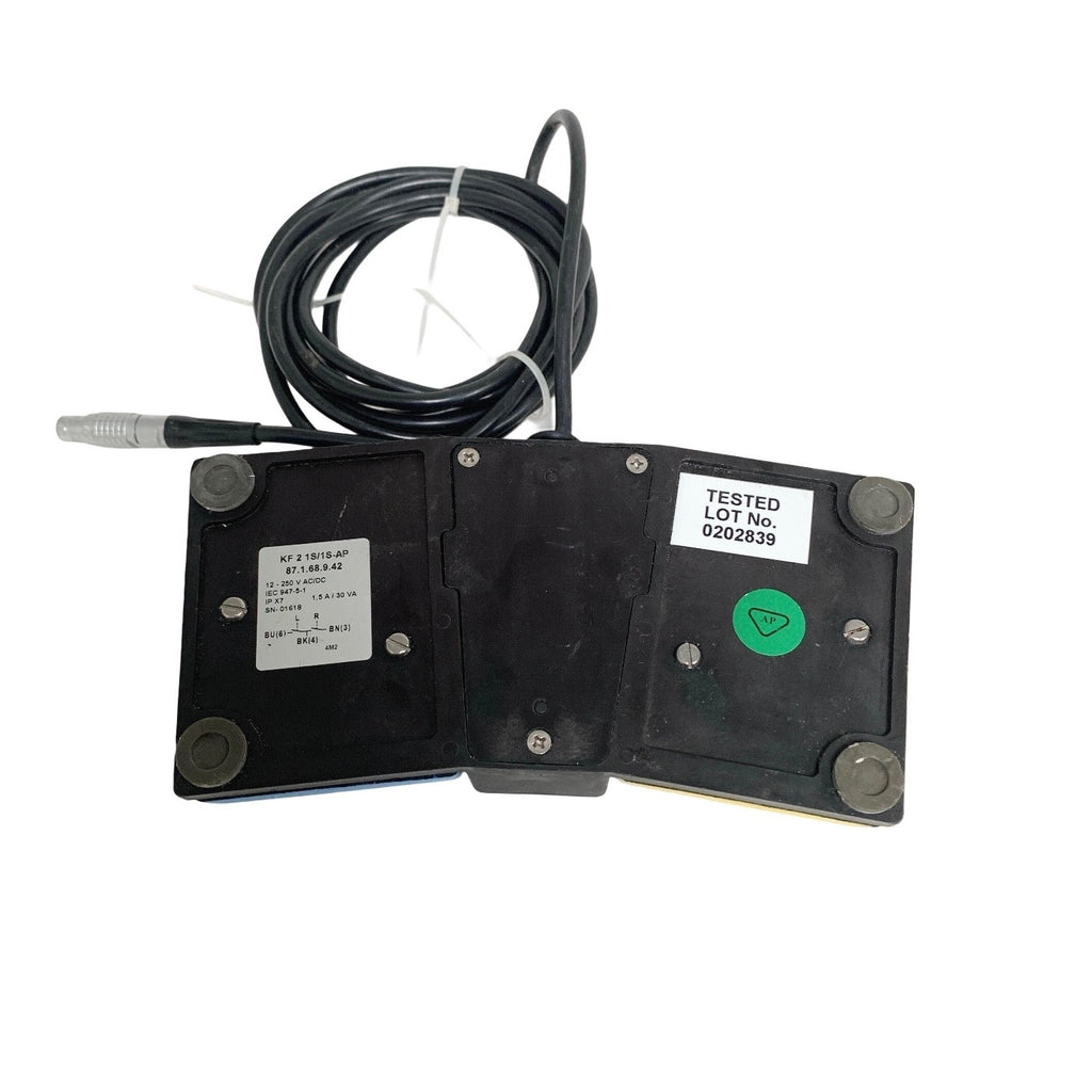 Steute REF 87.1.68.9.42 / KF 2 1S/1S-AP, Bipolar Double Footswitch w/ Cable