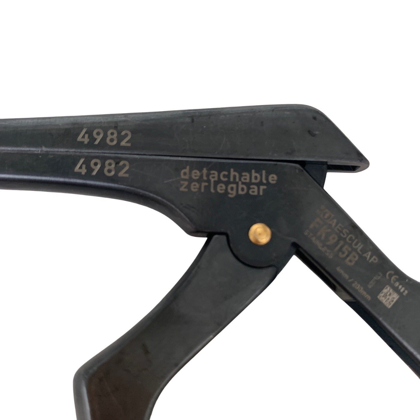 Aesculap FK915B Kerrison Bone Punch 4mm 130 Deg Upward Noir Detachable Rongeur