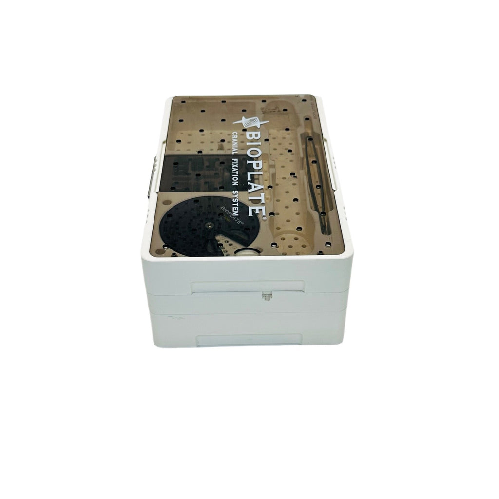 Bioplate 81-3367 Cranial Low Profile Instrument & Accessories W/ Container As Is