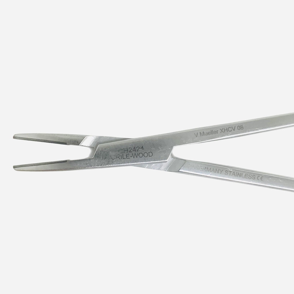 Crile-Wood Needle Holder Tungsten Carbide Inserts, Straight 8in Length X:CH2424