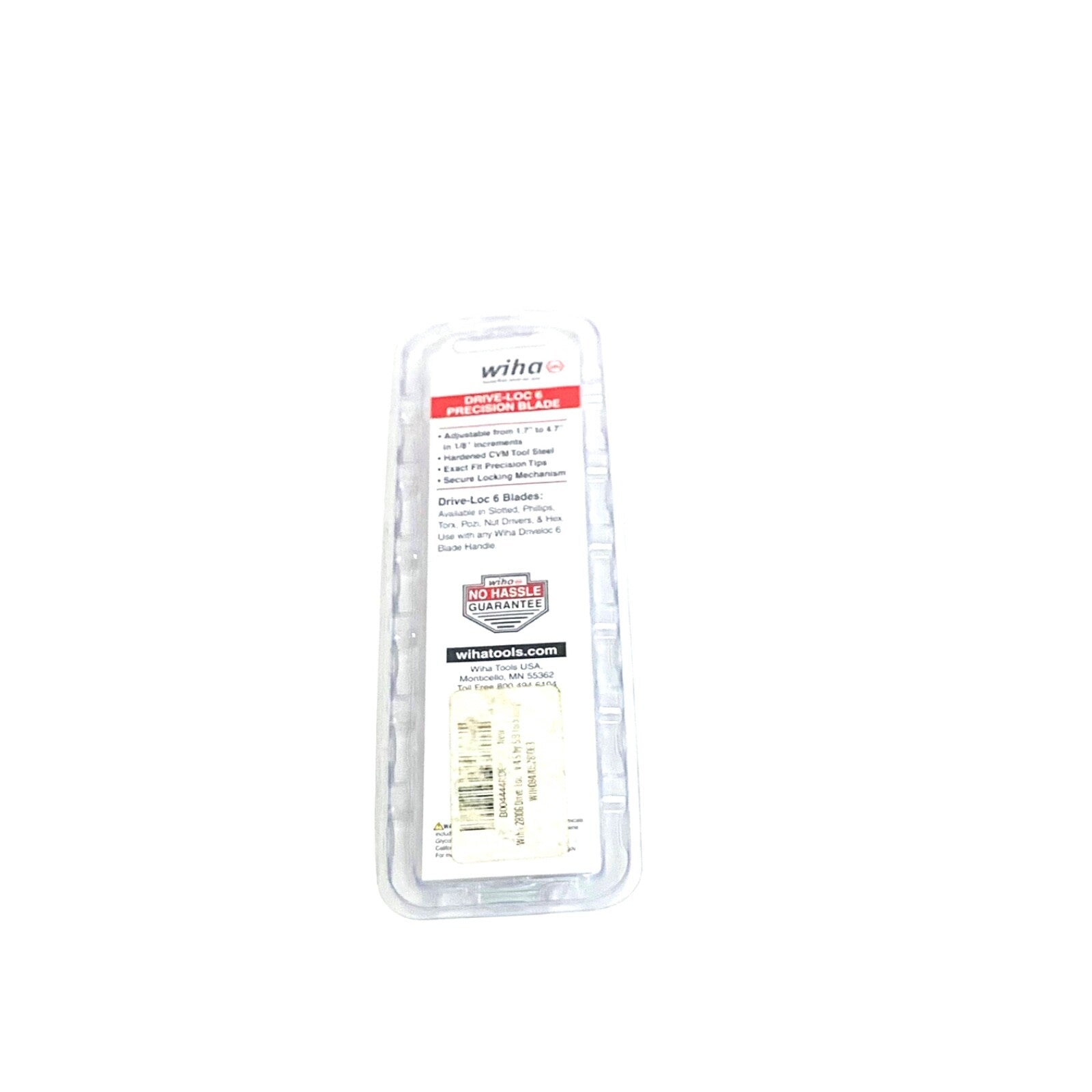 WIHATOOLS REF 28106, Drive-Loc VI Slotted Reversible Blade 3.5mm x 4.5mm