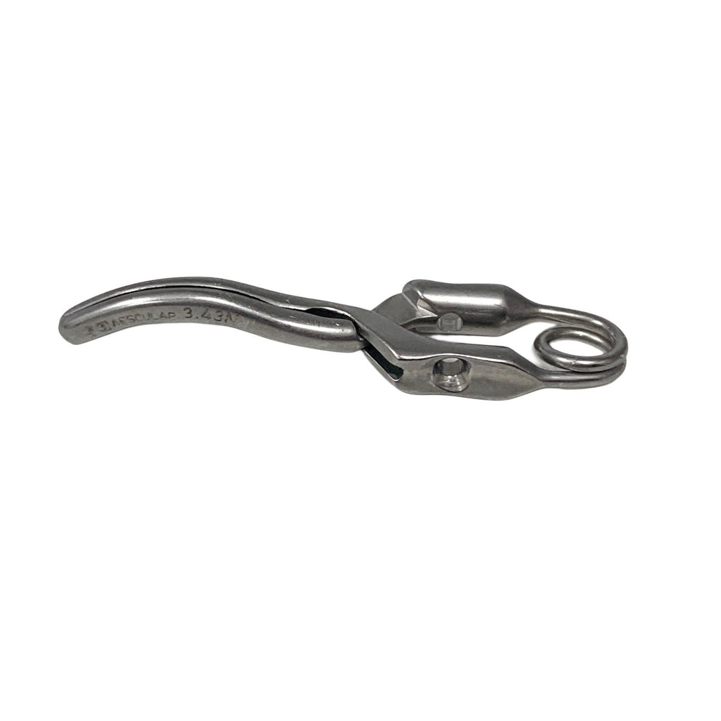 Aesculap PL548S Atraumatic Endo Vessel Clip 25mm Curved Short Stainless Steel