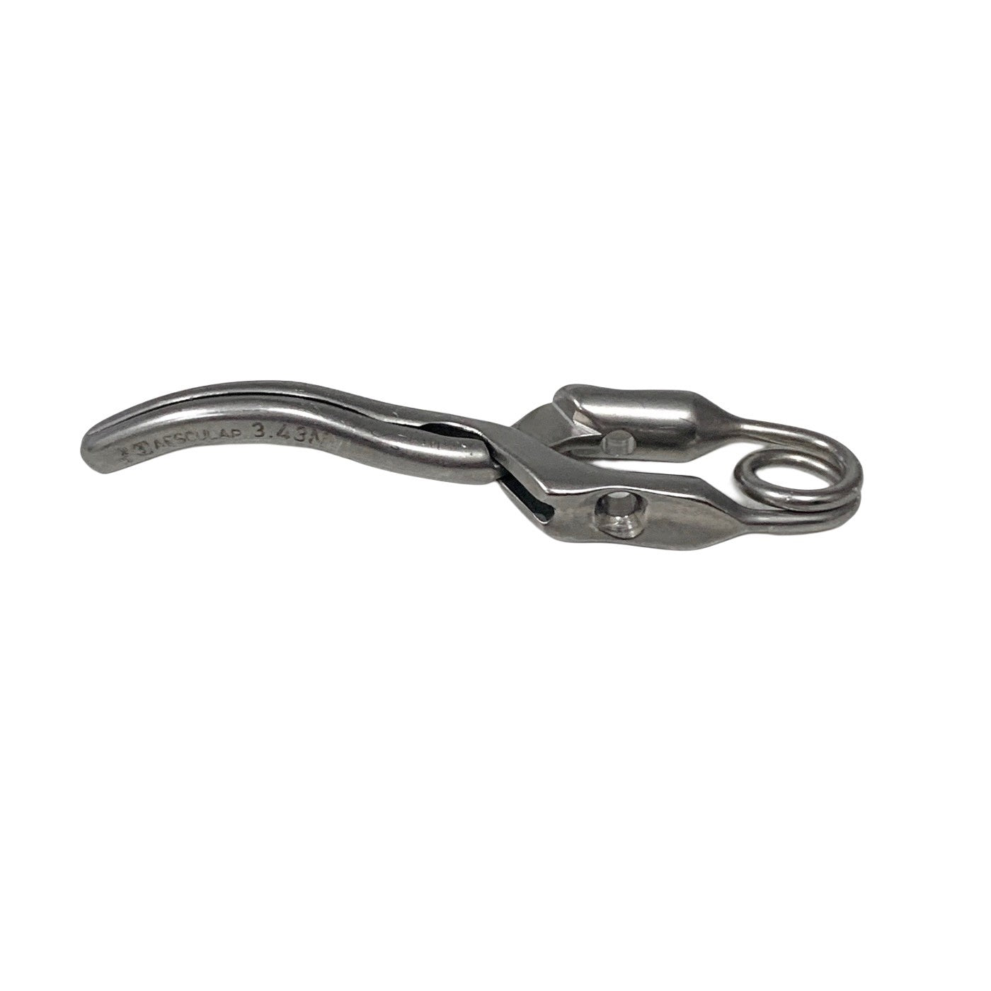 Aesculap PL548S Atraumatic Endo Vessel Clip 25mm Curved Short Stainless Steel