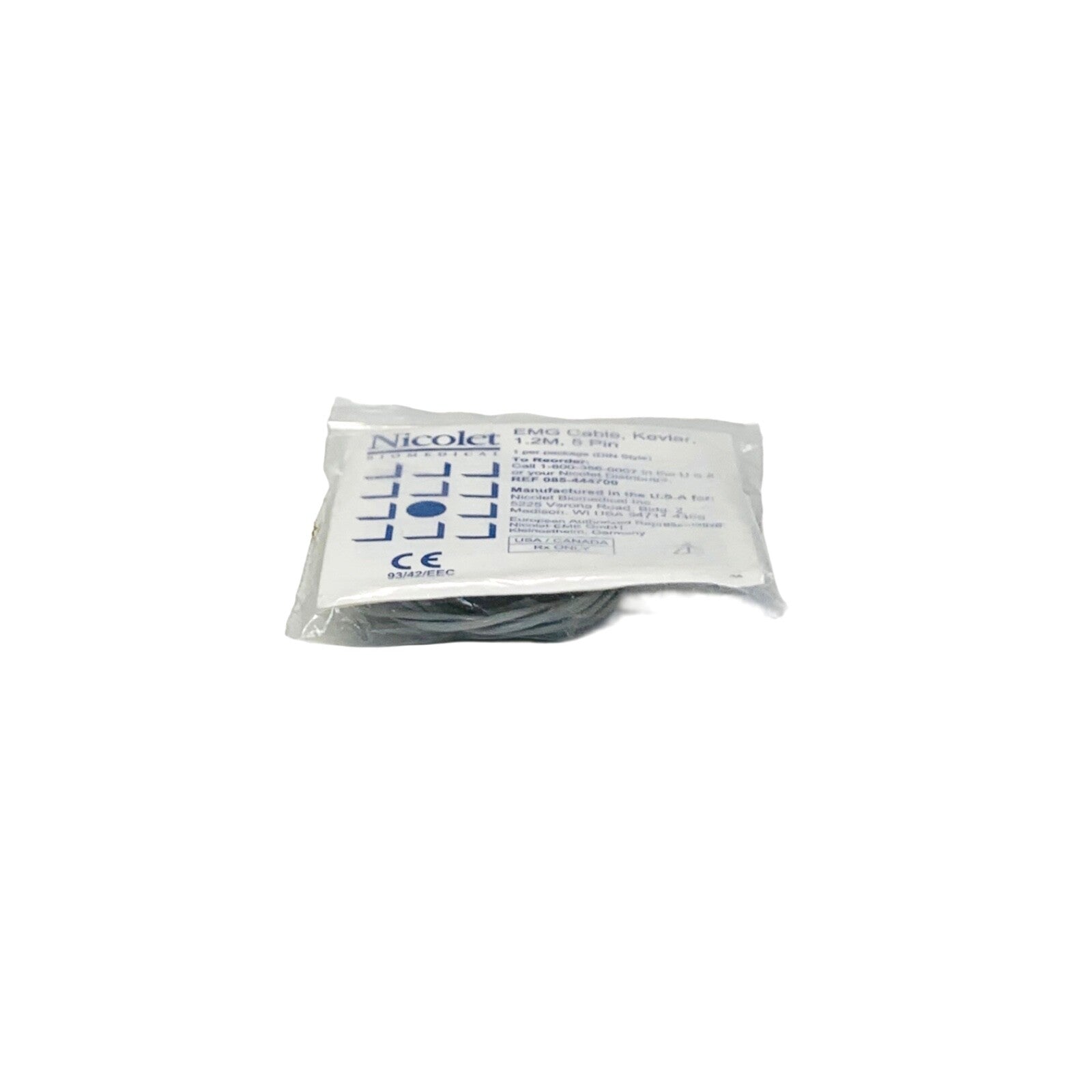 Nicolet Ref 085-444700, EMG CABLE, 1.2M 5 PIN, DIN