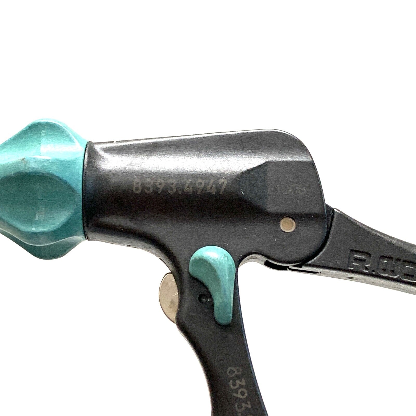 R Wolf REF 8393.4947, 5mm Atraumatic Bowel Grasper w/ 8393.0002 Handle
