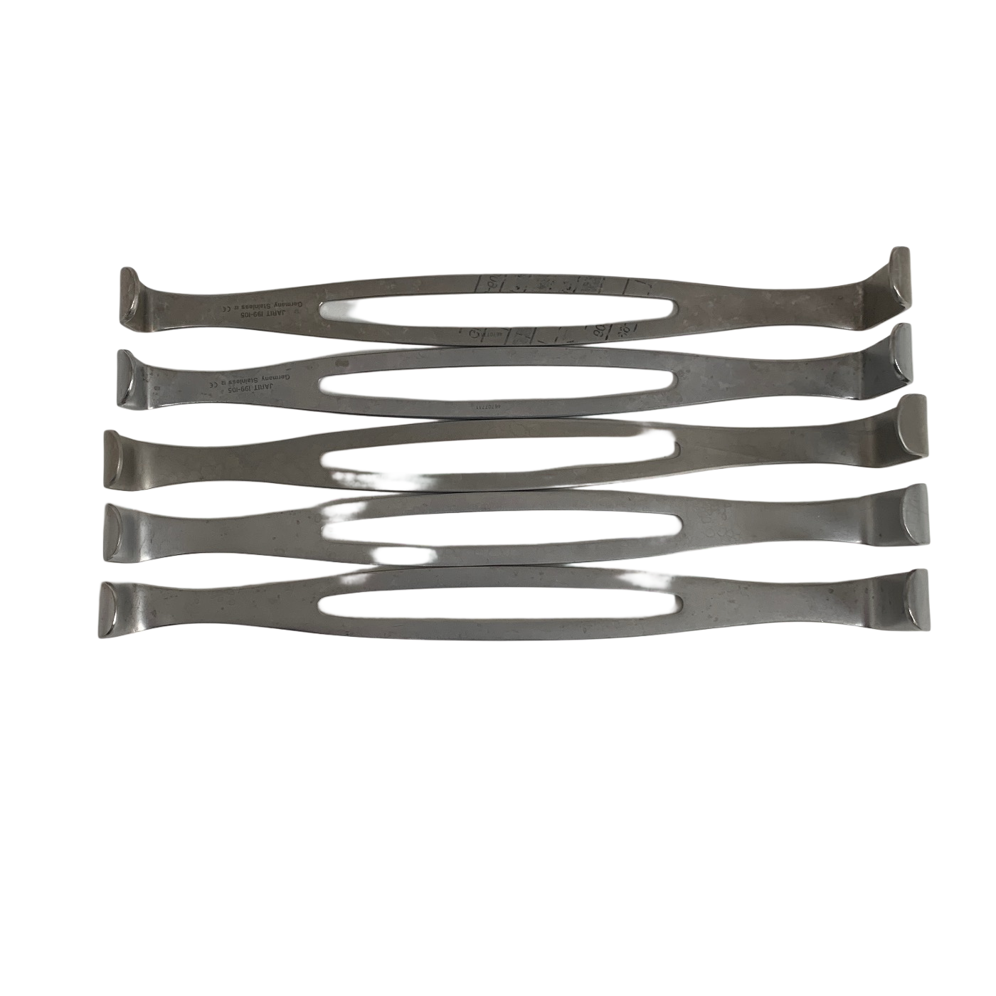 Integra Jarit REF 199-105, U.S. Army Retractor Set of 5, 8-1/4" Double Ended