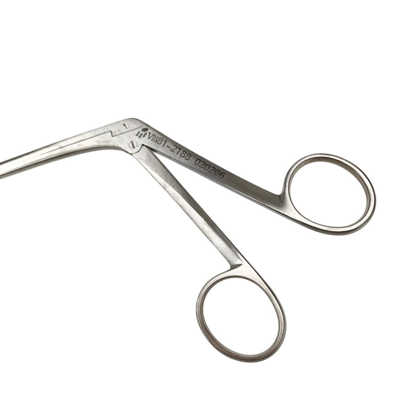 V. Mueller REF VM81-2188, NEURO RONGEUR Curved Tip, 27.5 cm shaft