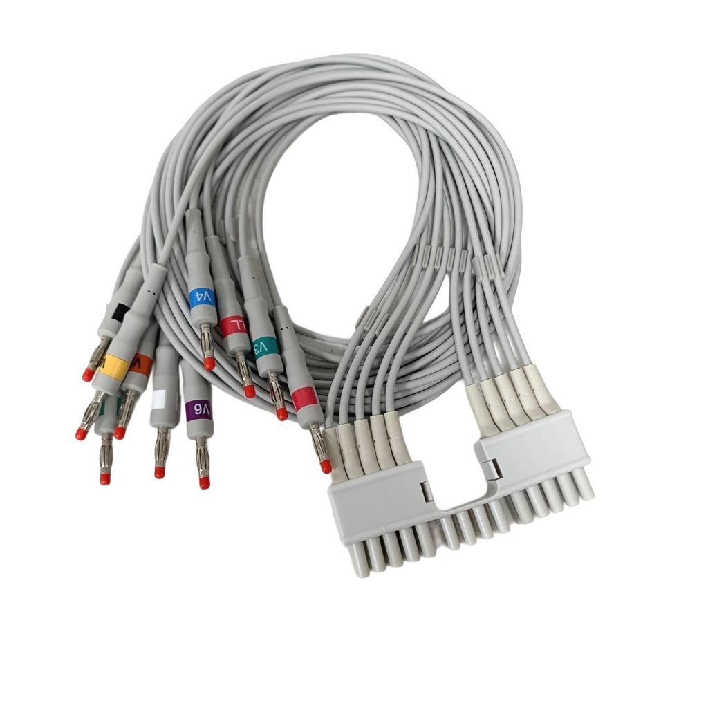 Burdick Ref 9293-039-50, 10 Lead ECG EKG Patient Cable RDS