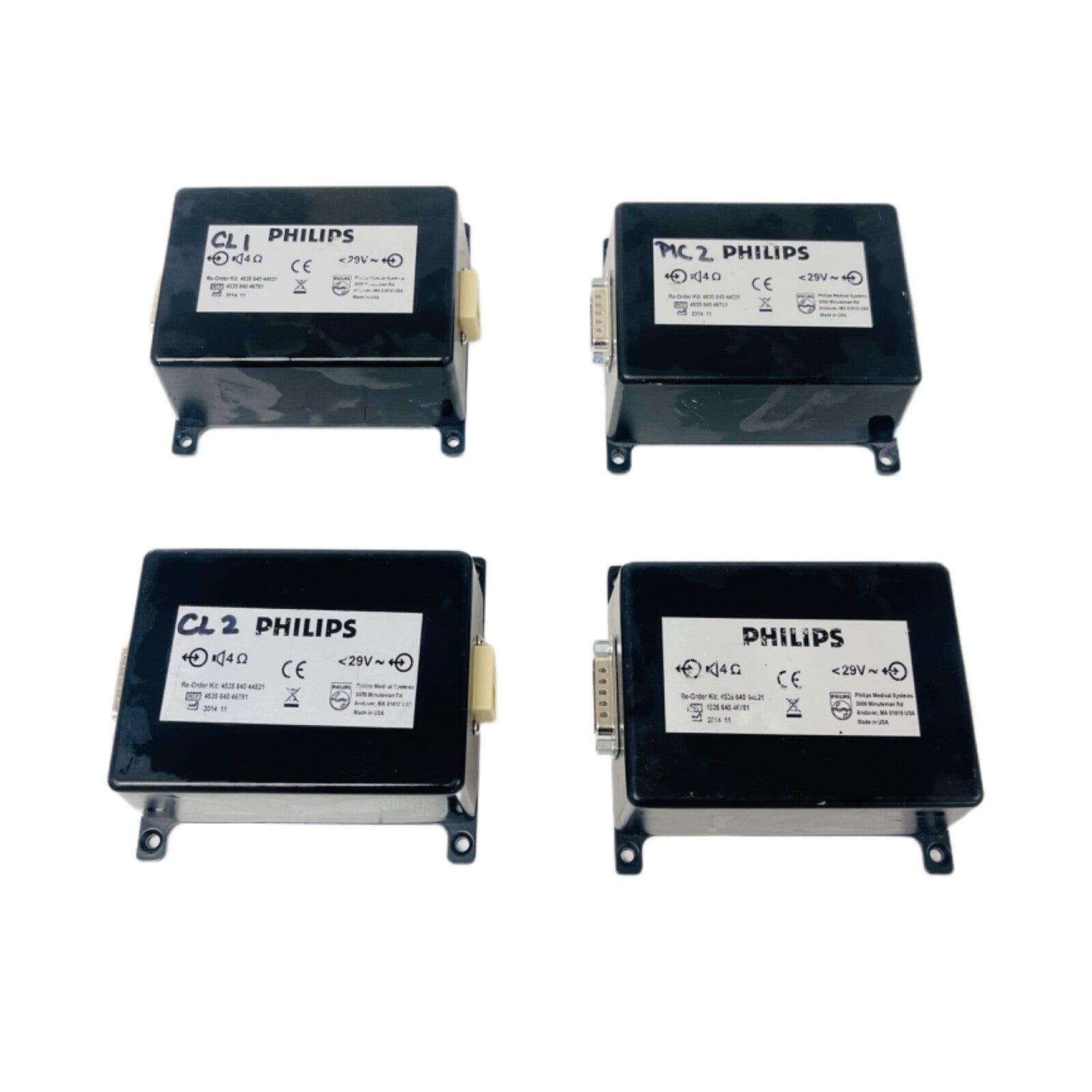 PHILIPS REF 453564046781 Remote Audio Transmitter (LOT OF 4)