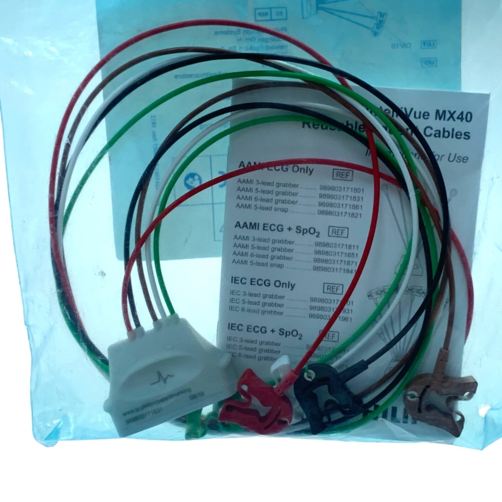 PHILIPS REF 989803171831, ECG 5 Lead Grabber, AAMI
