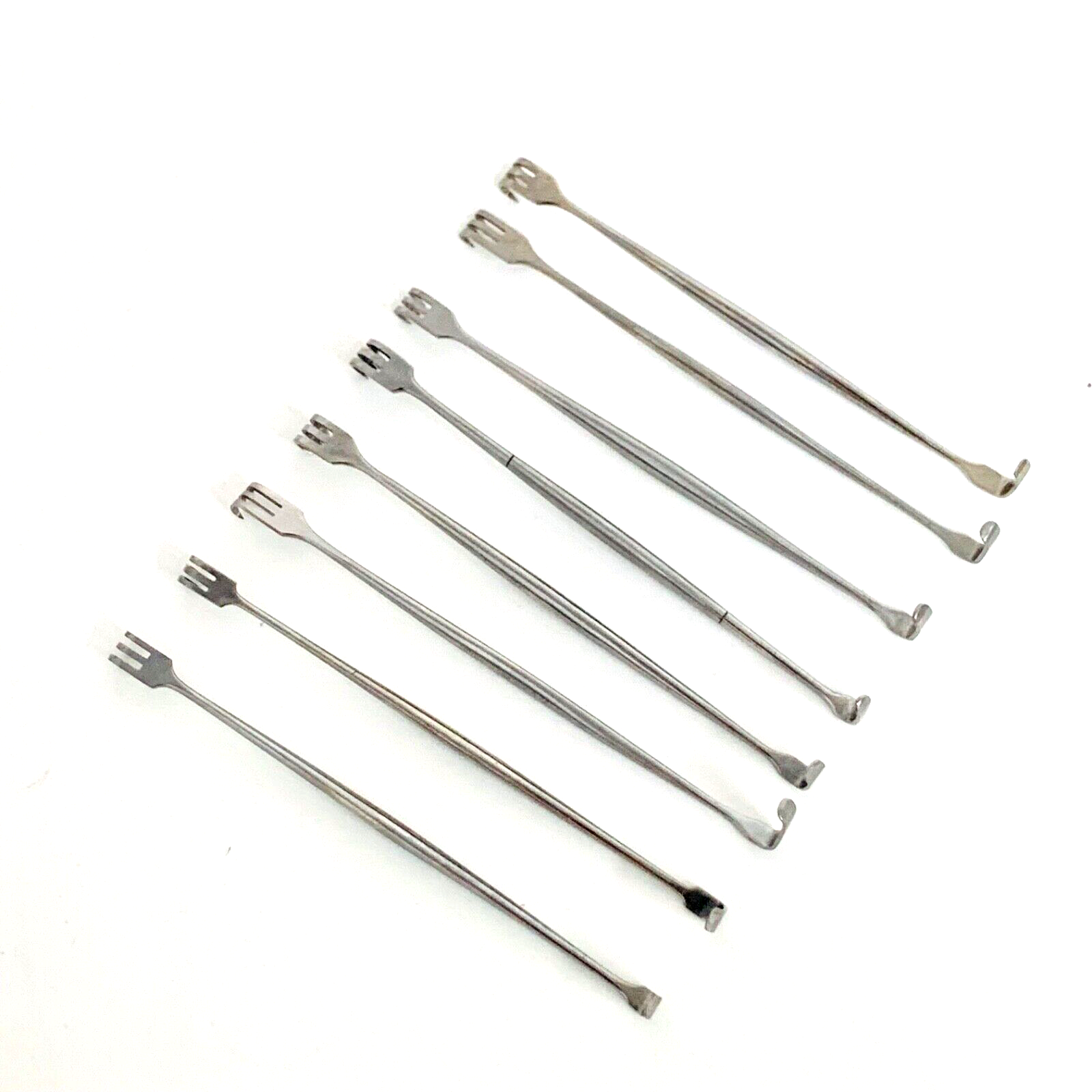 LOT OF 8 SURGICAL SENN RETRACTOR DOUBLE ENDED