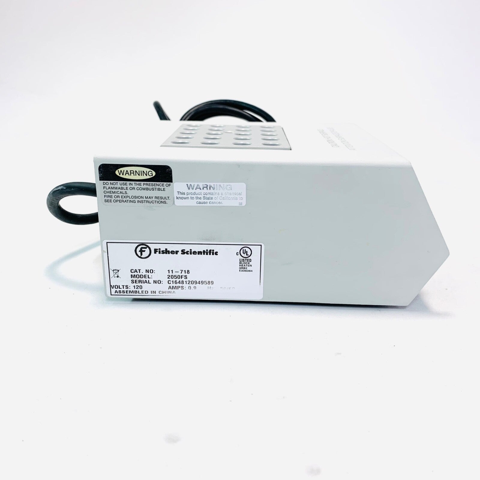 Fisher Scientific 2052FS, Isotemp Dry Bath Incubator Lab Test Equipment