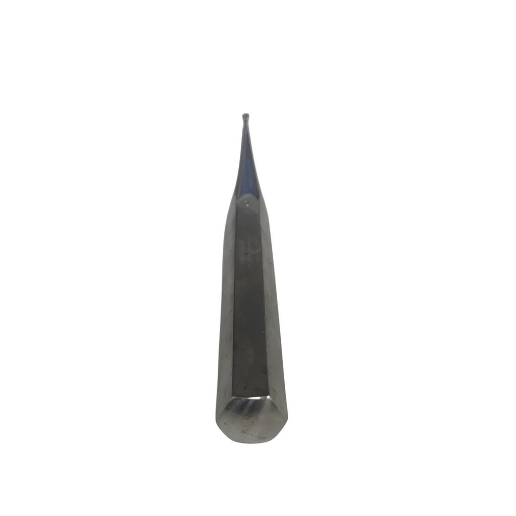 Jarit 240-164 BRUNS Oval Curette, #2 Straight, Solid Hex Handle {1/24}