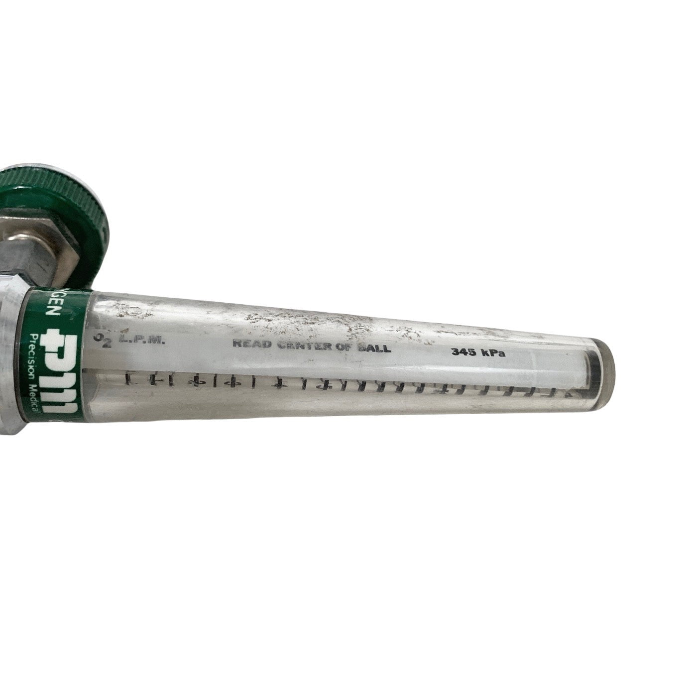 Precision Medical Flow Meter W/ Ohmeda Diss Male Adapter, 0-15 LPM