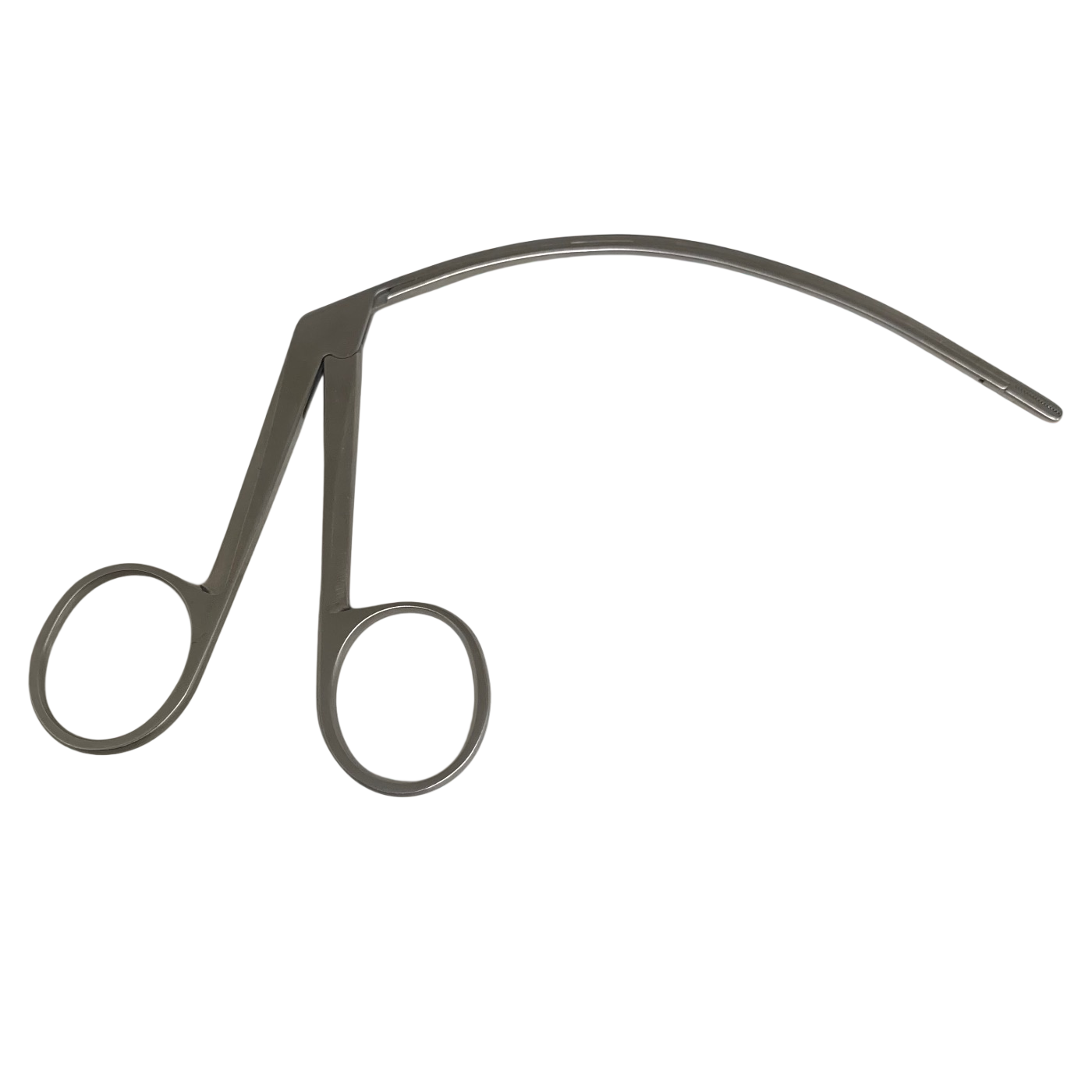 Aesculap MB474R Tendon Pulling Forceps Curved Serrated