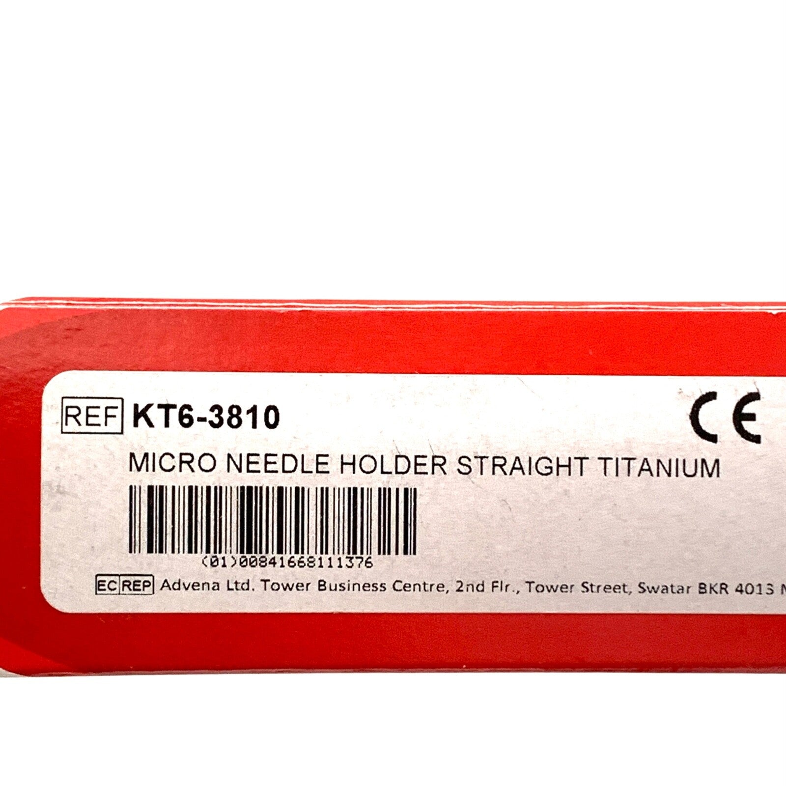 Katena REF KT6-3810, Micro Needle Holder, Straight, Titanium