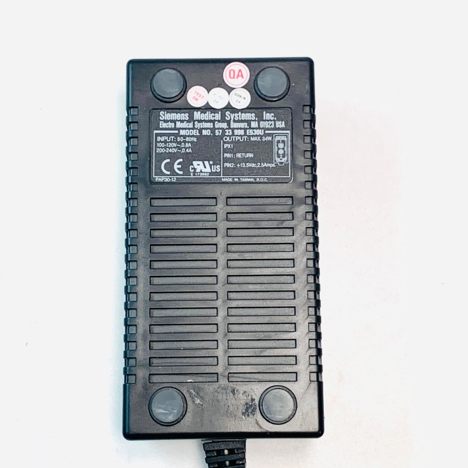 Siemens REF 5733998, AC POWER ADAPTER