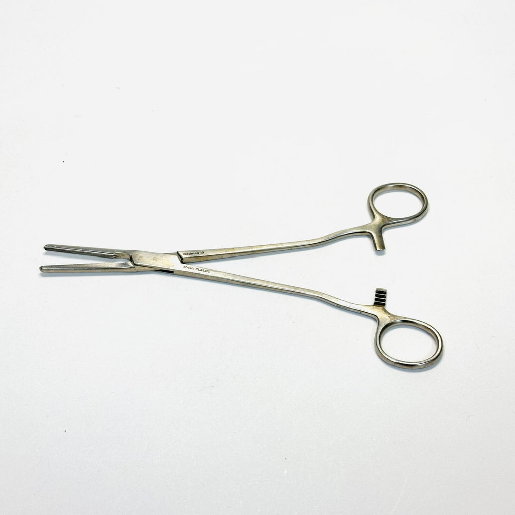 CODMAN 37-1501 ROGERS FORCEPS W/ TEETH straight 8" LONG