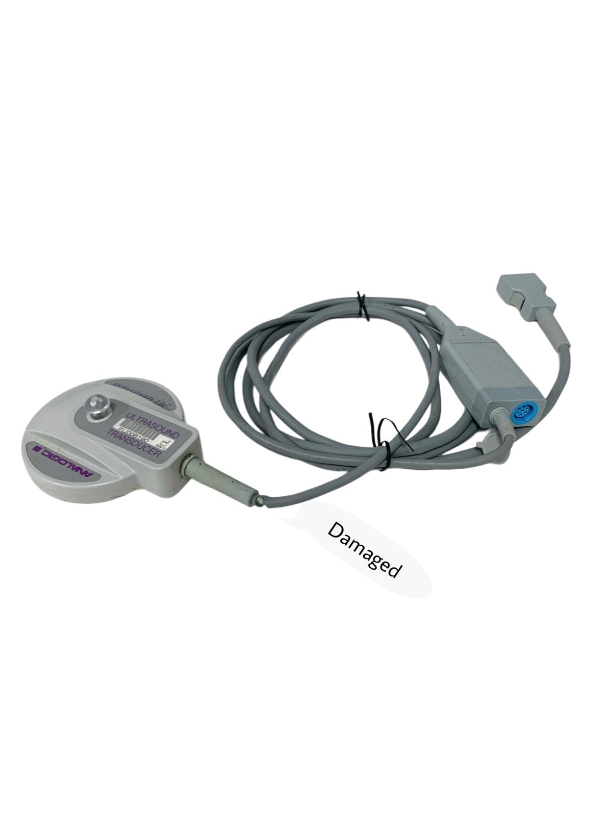 ANALOGIC FETALGARD LITE ULTRASOUND TRANSDUCER US (FOR PARTS)