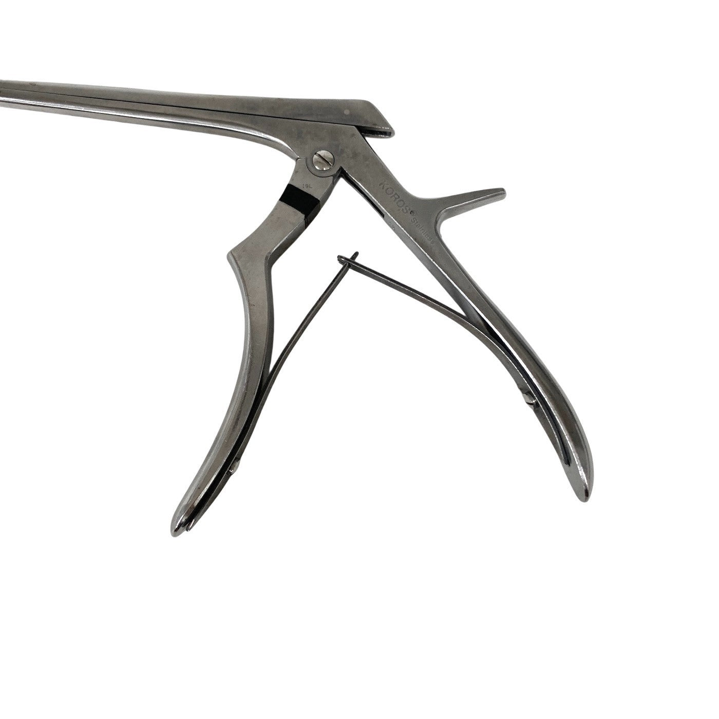 Koros Stainless Kerrison Rongeur 2mm 40 Degree Up-Bite Surgical Bone Punch 8"
