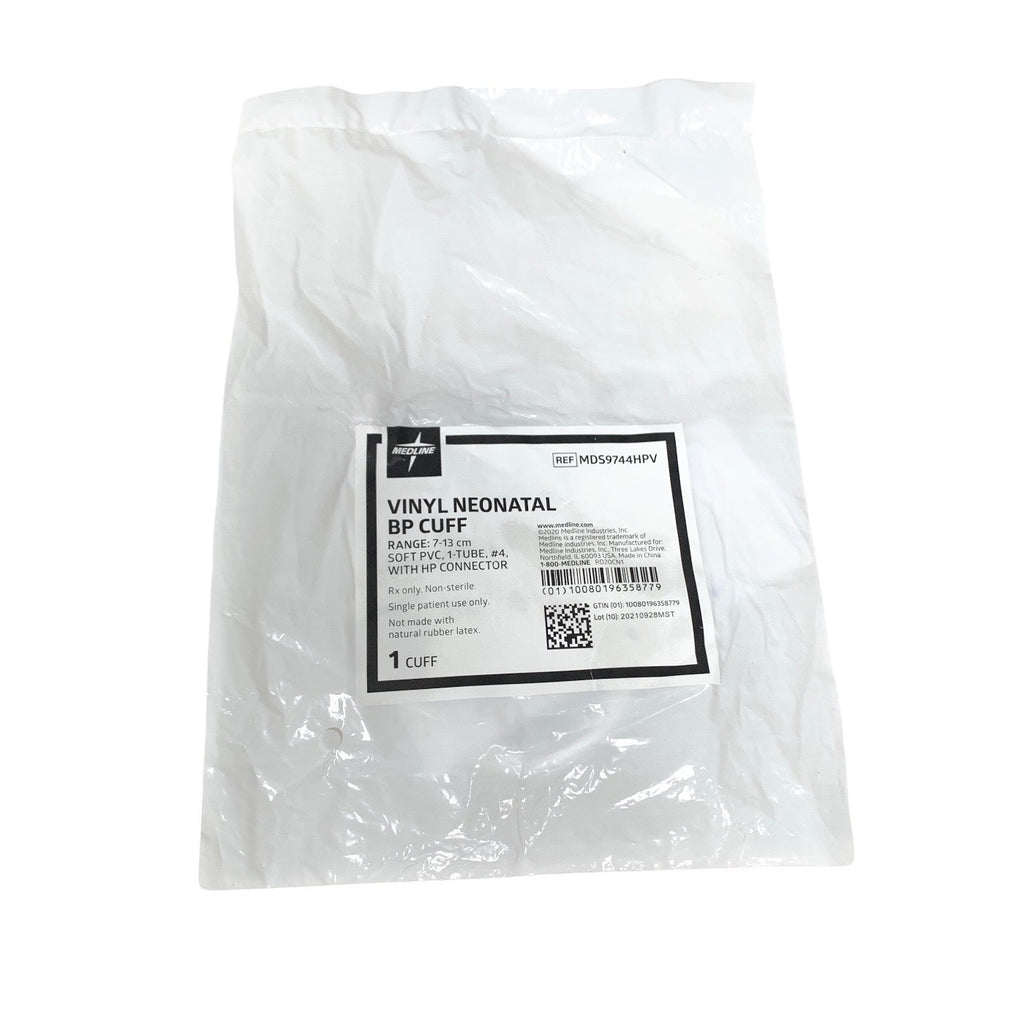 MEDILINE VINYL NEONATAL BP CUFF NO 4