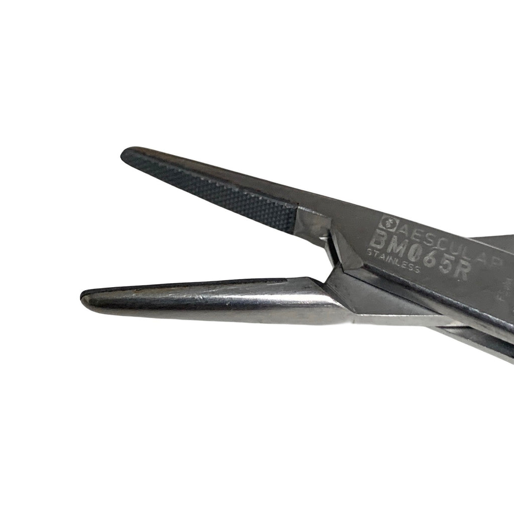 AESCULAP BM065R Mayo-Hegar Needle Holder, STR, TC INSERT , 150mm.